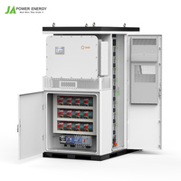 Système de recharge solaire pour véhicules électriques JApower 60kW 215kWh avec stockage de batterie intégré 80kW 120kW tout-en-un compatible avec l'onduleur hybride Solis