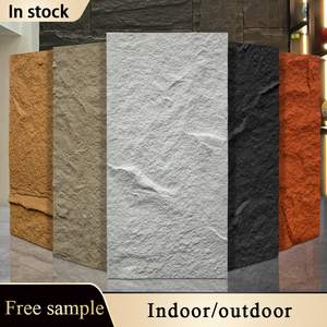 Aspect réaliste Panneau mural en pierre PU 3D/Panneau mural de beauté en polyuréthane/Panneaux en fausse pierre PU - Product Image 4