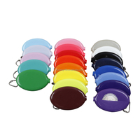Sac de rangement carré en PVC souple personnalisé avec logo, idéal pour pièces de monnaie, pochette, trousse de maquillage, mini-sac à main - Grande Vente