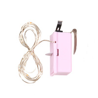 Guirlande lumineuse LED en plastique pour boîte cadeau, activée par le couvercle, décoration de Noël pour 520 cadeaux