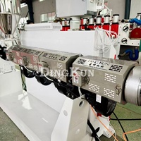 Máquina de Alta Velocidad para Tubería Corrugada de PVC, Línea de Extrusión de Tubería Corrugada de PP HDPE PE, Línea de Fabricación de Productos de Tubos de Moldeo Hueco
