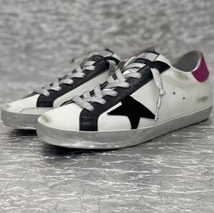 Chaussures décontractées à lacets en cuir véritable, style de marque de luxe, avec logo doré et décoration étoile, rehaussantes - Product Image 3
