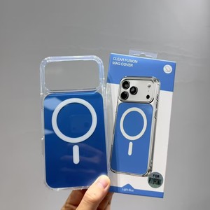 HEYBINGO Custodia Magnetica in Cristallo <span class=keywords><strong>per</strong></span> Telefono, Cover Protettiva in TPU Acrilico Anti-Caduta <span class=keywords><strong>per</strong></span> <span class=keywords><strong>iPhone</strong></span>, Confezione Retail, Ordine Piccolo Lotti - Product Image 1