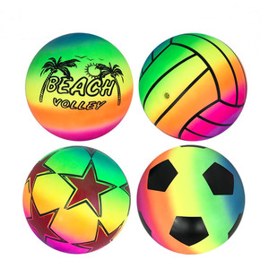 <span class=keywords><strong>Ballon</strong></span> <span class=keywords><strong>de</strong></span> plage arc-en-ciel en PVC coloré, <span class=keywords><strong>ballon</strong></span> <span class=keywords><strong>de</strong></span> plage à rebond élevé, <span class=keywords><strong>volley</strong></span>-ball, football, jouet sportif gonflable pour enfants - Product Image 2