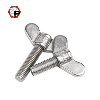 Vis à oreilles DIN standard en acier inoxydable 304 A2-70 M4 M5 M6 M8 M10 M12 M14 M16 DIN316 Vis papillon à serrer