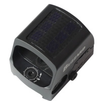 Lunette de visée solaire BUZZARD SLR06S à point rouge 1x avec optique réflexe et 11 niveaux de luminosité, compatible vision nocturne, pour l'extérieur