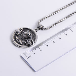 الفولاذ المقاوم للصدأ للرجال ، لا ألم ، لا كسب للياقة البدنية ، دمبلز ، دمبلز ، دلاية أنيقة ، دلايات وسحر - Product Image 6