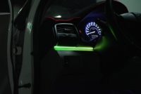 Kit d'éclairage ambiant de style ciel étoilé avec 20 LED de couleur fantôme pour Honda City Classic 2008-2014