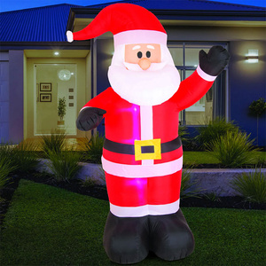 Hot Sell 15FT Santa Claus Christmas <strong>Inflatables</strong> <strong>Decorations</strong> <strong>Xmas</strong> <strong>Inflatable</strong> Saint Bernard Backyard Decor on Christmas - Product Image 4