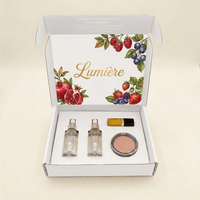 Boîte d'expédition de luxe pour soins de la peau avec insert personnalisé et découpe de précision pour flacons cosmétiques, pots de crème et emballages haut de gamme