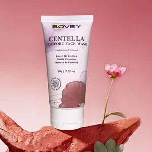 BOVEY personnalisé marque privée Centella vitamine C céramide hydratant apaisant série végétalien tous types de peau kit de soins de la peau réparateur OEM