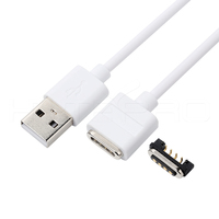 Cable Magnético USB A Pogo de 4 Pines HYTEPRO M511, Carga y Sincronización de Datos, RoHS para Dispositivos Médicos Portátiles y Equipos Industriales de IoT