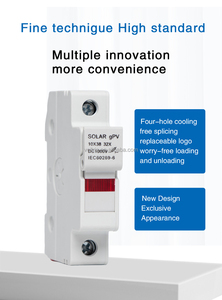 Nhà máy bán 1A 2A 3A 4A 5A 6A 8A 10A 12A 15A 16A 20A 25A 30A 32A nhà sản xuất 10x38 năng lượng mặt trời PV cầu chì PV Inline chủ DC 1000V - Product Image 4