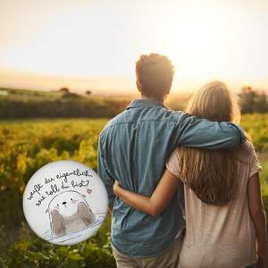 Imán <span class=keywords><strong>de</strong></span> Nutria con <span class=keywords><strong>Frase</strong></span> '¿Sabías Cuán Increíble Eres?' Diseño Kawaii Lindo Símbolo <span class=keywords><strong>de</strong></span> Corazón <span class=keywords><strong>Amor</strong></span> <span class=keywords><strong>Amistad</strong></span> Perfecto para Amigos Redondo - Product Image 3