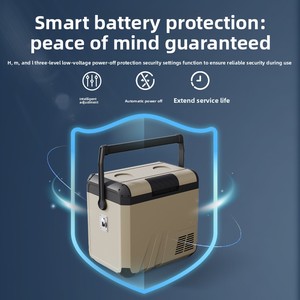 Mini Refrigerador Compresor Portátil <span class=keywords><strong>para</strong></span> Leche Materna, Congelación Rápida, DC12V/24V AC100-240V, <span class=keywords><strong>para</strong></span> Autos/<span class=keywords><strong>Vans</strong></span>, Viajes, Bebés, Personalizado, 18L - Product Image 4