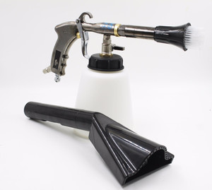SS Z-020 2 IN1 Luft regler Lager rohr Reinigungs pistole Schwarz Combo Vakuum adapter Schnees chaum pistole Tornado Pistole Auto waschanlage Werkzeug - Product Image 5
