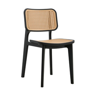 Sillas de Ratán de Plástico PP para Restaurante, Sillas de Comedor Apilables, en Oferta - Product Image 1