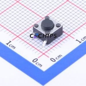 K2-1102SP-B3SC-04 Tactile Switch SMD-4P,6x6mm Switch 1.8N Vertical Mount 6mm 6mm - Product Image 1