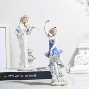 Escultura Nórdica de Cerámica de Lujo Ligero, Directo de Fábrica, Adorno Artesanal para Sala de Estar, Decoración de Mesa, Regalos - Product Image 5