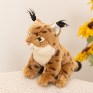 Nuovo Peluche Leopardo Giallo Transfrontaliero, Bambola Realistica di Lince, Giocattolo per Libri Illustrati, Gatto delle Montagne, Gatto Leopardo - Product Image 3