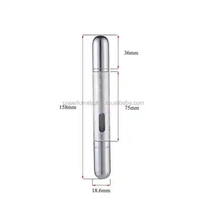 Atomizer Spray Bottle 5ml& Roll on Bottle 5ml for Cosmetic Perfume Essential Oil Arrival Nunchakus Refillable Aluminum New 38g