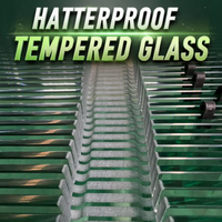 Verre trempé XinHong de qualité supérieure, haute transparence, résistant à l'usure, conforme aux normes internationales, pour cloisons intérieures de bâtiments