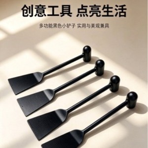 พลั่วตักกระเทียม รุ่นแบล็คไดมอนด์ ใบมีดโลหะขนาด 100 มม. สำหรับขุดผักป่าและย้ายต้นกล้า - Product Image 2