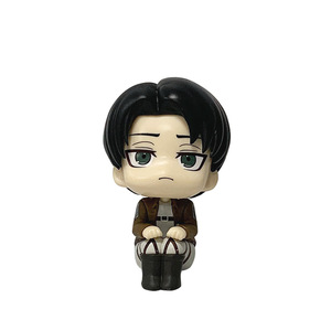 <span class=keywords><strong>Figurine</strong></span> de dessin animé Attack on Titan Eren Jaeger Levi Ackerman Captain, décoration de bureau, décorations de voiture, jouet tendance - Product Image 4