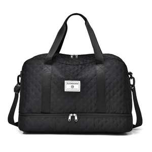 Custom High Quality Dry Wet Separation Travel <b>Trolley</b> Luggage <b>Bag</b> Fashionable Zipper for Camping Hiking Sports Outdoor Travel - Product Image 1