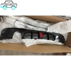 Parachoques trasero estilo MP para BMW Serie 3 E90 2004-2011, difusor trasero con luz Led, <span class=keywords><strong>punta</strong></span> de escape individual de doble cara - Product Image 1