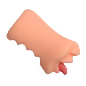 Xise Draagbare Seksspeeltjes Orale Seks Vliegtuig Cup Tong Stimuleren Voor Penis Opwindende Fantasie Zachte Masturbator - Product Image 5