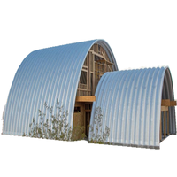 Maison préfabriquée maison en acier Quonset Hut Kits et arche bâtiment en acier Quonset toit en métal