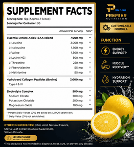 Suplemento Dietético en Polvo Todo en Uno con Colágeno EAA y Electrolitos, 450 g, Nutrición Deportiva para Hidratación Durante el Entrenamiento, Proporciona Energía - Product Image 2