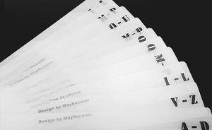 Acrylic LP <b>Vinyl</b> Record Classification Card 6 Piece Horizontal Vertical Quick Classification Label Durable Record Organizer - Product Image 3