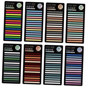 Colorful PET Sticky Notes High Viscosity Waterproof Translucent Label Memo <b>Pad</b> for School Office Wholesale Promotion - Product Image 1