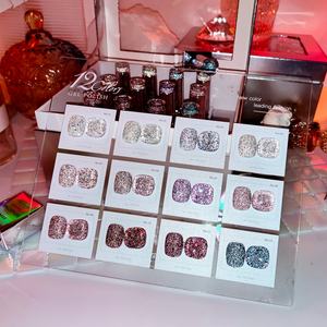 JTING - Esmalte de Uñas en Gel Reflectante Disco, 12 Colores, Colección Láser Plateado, Caja de Regalo, 15 ml, Esmalte de Uñas en Gel Brillante Disco - Product Image 4