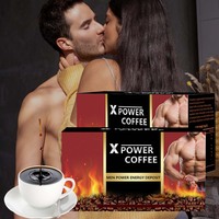 Marque privée Herbes saines Herbes biologiques Man X Power Café personnalisé Café instantané Maca noir pour hommes