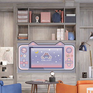 Alfombrilla de ratón con orejas de gato de dibujos animados Rosa súper bonita, 80CM * 40CM, alfombrilla de goma antideslizante gruesa para juegos de ordenador, protección contra la radiación calentada - Product Image 2