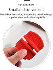 El Mejor <span class=keywords><strong>Afilador</strong></span> de Cuchillos Portátil del Mundo, Mini <span class=keywords><strong>Afilador</strong></span> de Cerámica de Dos Etapas con Varilla de Tungsteno para Cuchillos de Camping - Product Image 3