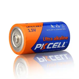 PKCELL brand or OEM non rechargeable battery c size 1.5v um2 lr14 batteries