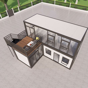 Casa Contenedor Desmontable de Diseño Moderno Rectangular para Uso en Exteriores, Grosor Estándar - Product Image 3