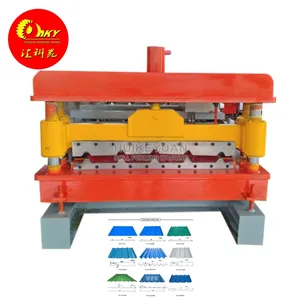 HKY new design IBR manual roof tile aluminium sheet rolling mill making machine equipment