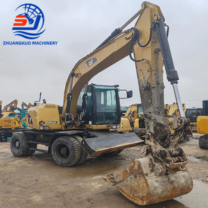 Excavatrice sur pneus Caterpillar M315D2 d'occasion, machine de construction avec moteur d'origine, prix bas - Product Image 1