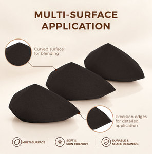 Esponja de Maquillaje Profesional sin Látex con Forma de Corazón Africano para Base de Maquillaje, Polvo, Aplicación Húmeda o Seca - Product Image 4