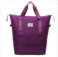 Sac de voyage extérieur à trois couches sac de sport multifonctionnel extensible et léger sac à bandoulière de nuit design tendance
