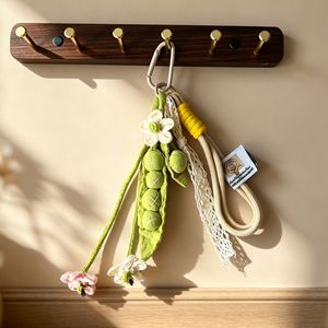 Lindo Colgante de Muñeca de Dibujos Animados con Flores Tridimensionales de Tela, Temática de Bosque, Hecho a Mano, Llavero Vintage para Bolsa, Cordón Decorativo para Estudiantes - Product Image 6