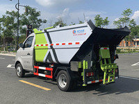 Camion à ordures électrique autochargeur Chang'an, compacteur 4x2, transmission manuelle, norme d'émission Euro 2
