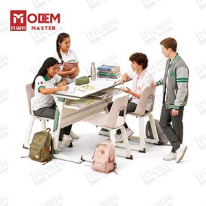 MINYI MAYA Grande Vente Bureau et Chaise d'Étude en MDF et Acier Plastique pour Étudiants Scolaires et Universitaires - Product Image 1