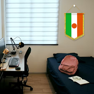 Mini 20x30cm Pennant Car Flags Niger Wall Decor Display Accessories <b>Small</b> <b>Ornaments</b> for Hanging - Product Image 2