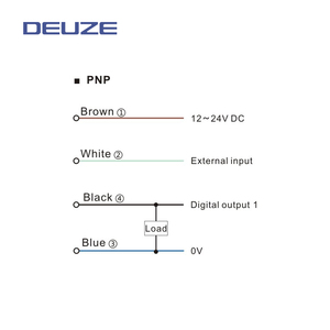 DEUZE FK61C2P3 Affichage numérique Série FK61 Capteur d'amplificateur à fibre optique à sortie à collecteur ouvert NPN/PNP avec détection à grande vitesse - Product Image 6